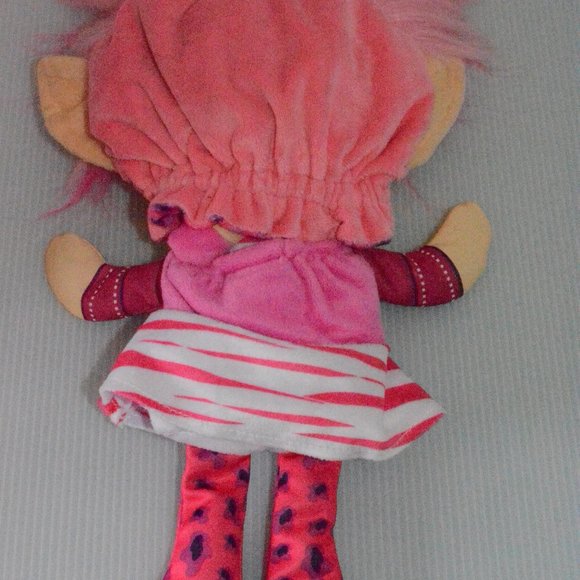 Flip Zee 2 in 1 Trolls Plush Pink Elf Doll Toy 15" - Picture 5 of 9